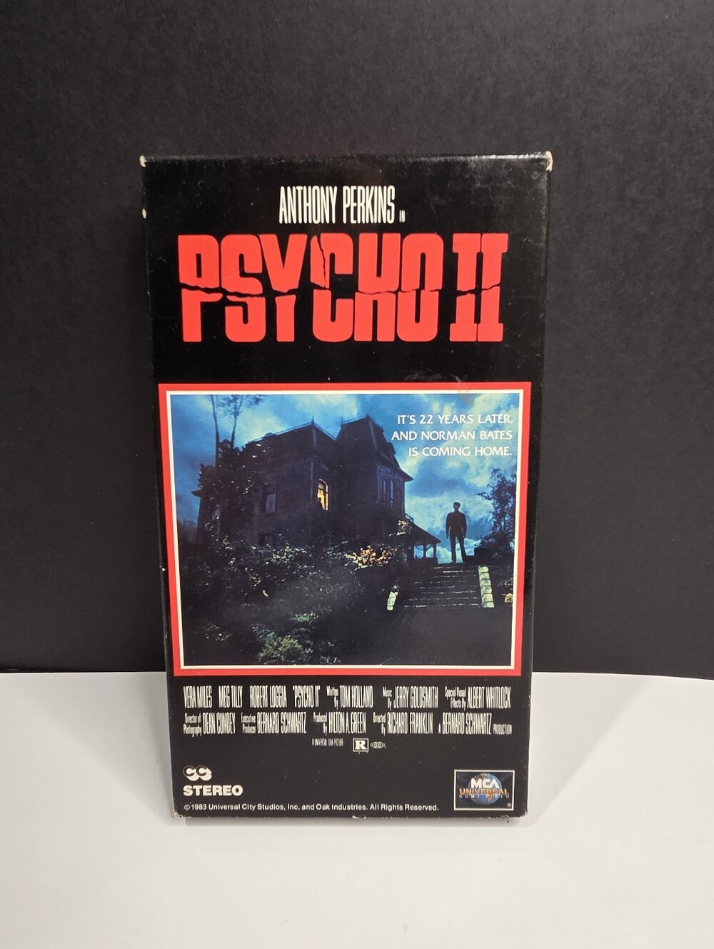 1983 Psycho II VHS Tape - MCA Home Video Slasher Horror